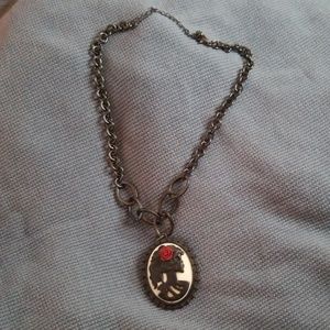 Handmade cameo necklace